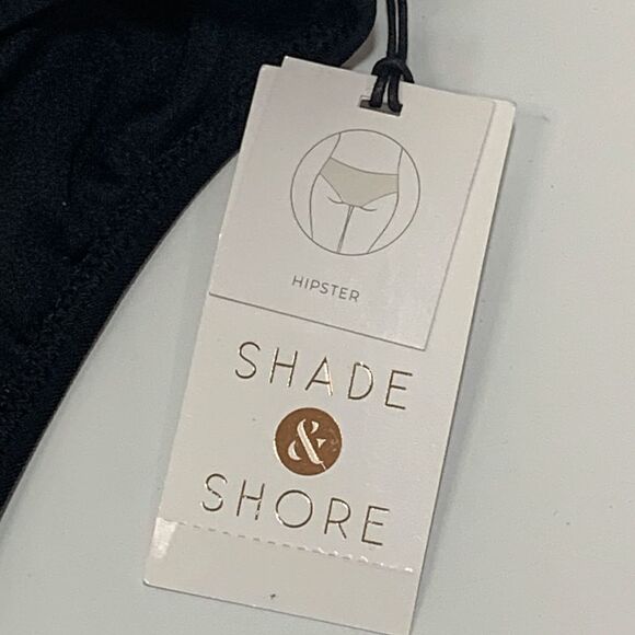 Shade & Shore Womens Bikini Buttom Hipster Black XS - Picture 3 of 4